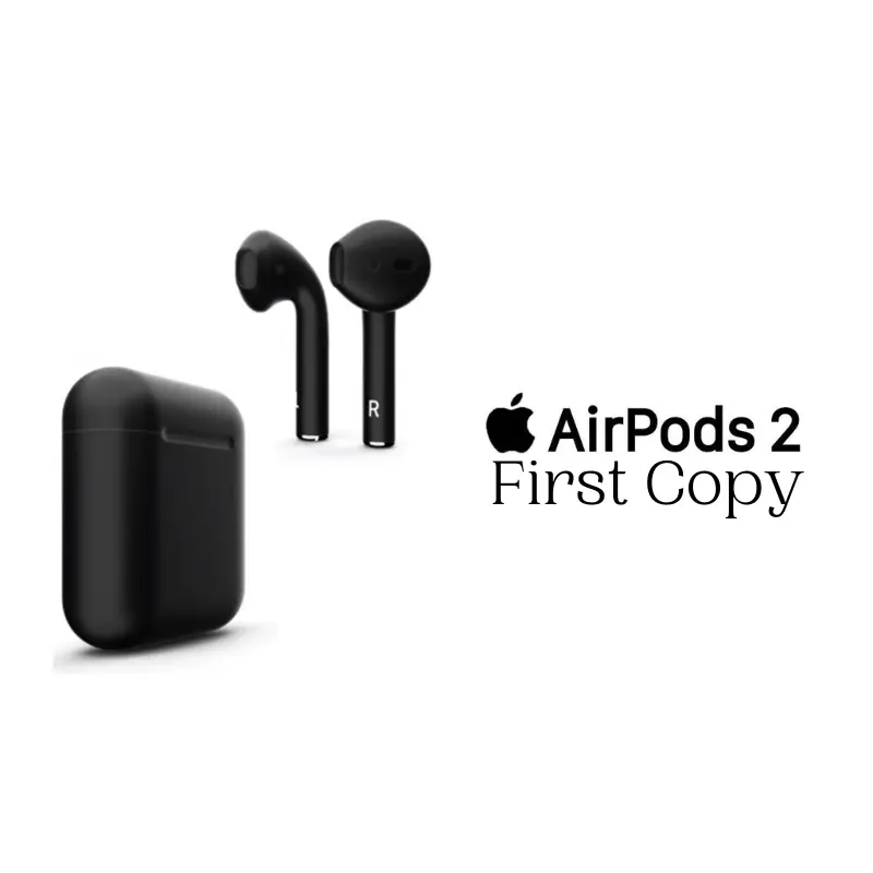 Black APPLE AIRPODS GENERATION 2 (HIGH COPY) - Image 3
