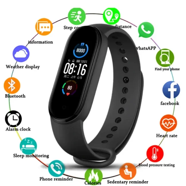 M5 Band Sport Wristband For Android And IOS