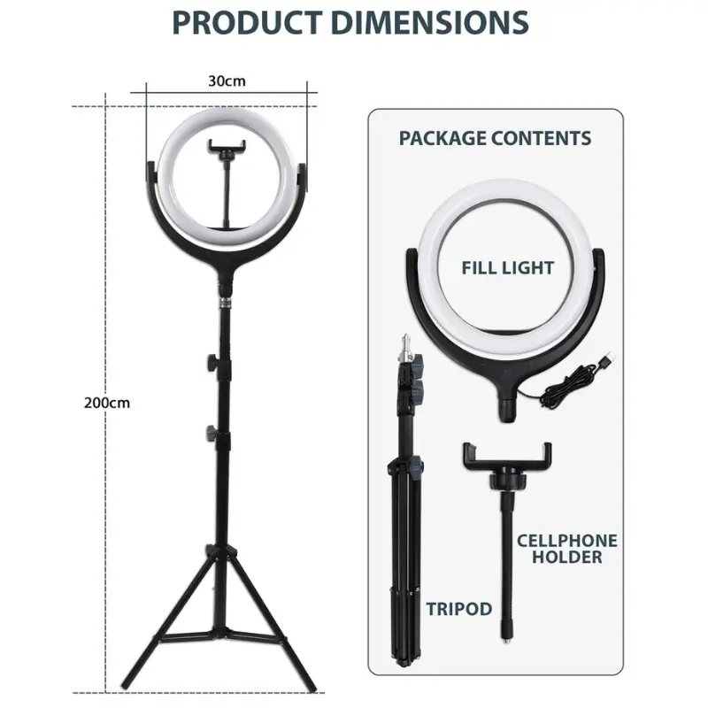 REMAX 26CM WITH STAND SELFIE SPOT LIGHT RL-LT17 - Image 3